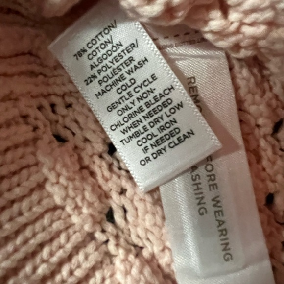 Loft Pink Cotton Sweater - Picture 7 of 10